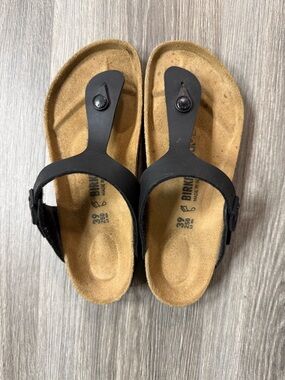 Birkenstock Gizeh Thong Sandal Black Women’s Euro 39 U.S. 8-8.5 Birko-Thor